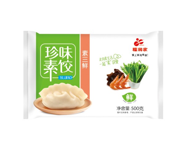 福潤家500g珍味素餃